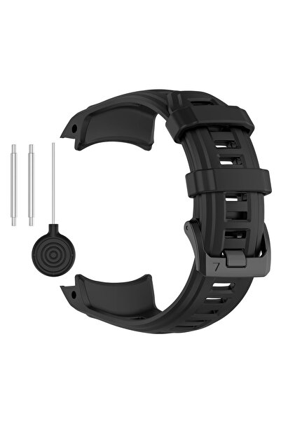 choice2 50mm black Breathable Sporty Silicone Loop Watch Strap for Instinct 3...
