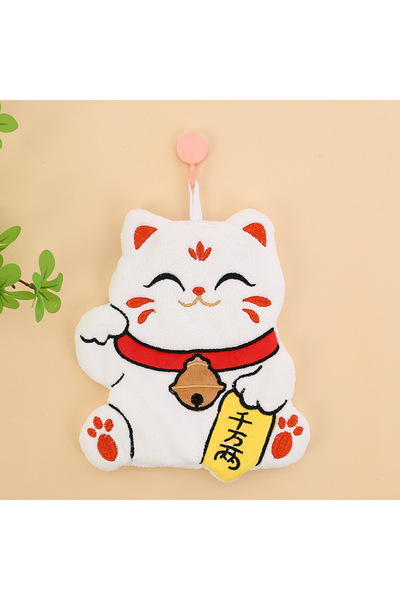 Choice6 1pc 03 Cartoon Cat Hand Towels Cute Animal Absorbent Hanging Towel fo...