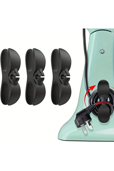 Choice3 black 3 Pcs Cord Winder Organizer For Kitchen Appliance Cord Wrapper ...