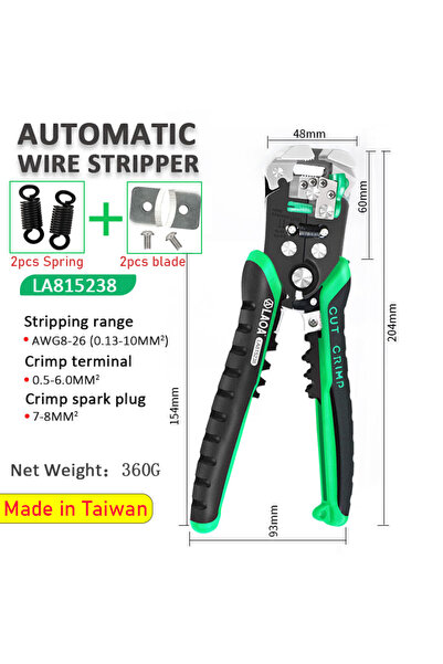 Choice LA815238 add parts LAOA Automatic Wire Stripping Pliers Cutter Cable T...