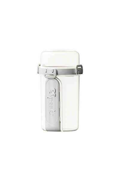 Choice Light Grey 1000ml 800-1000ml Yogurt Parfait Cups with Spoon Fork Food-...