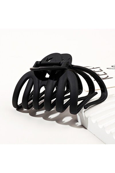 choice2 1 matte balck Large Girl Hair Claws Black Acrylic Hairpins Barrette C...