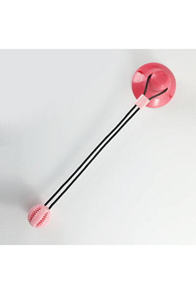 Choice Red Interactive Suction Cup Dog Toy with Sound and Treat Dispensing - ...