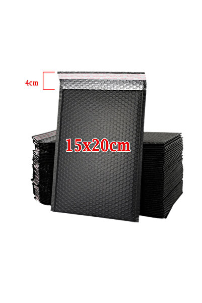 Choice7 15x20cm 50PCS Black Bubble Envelopes Bag Waterproof Foam Bubble Maile...