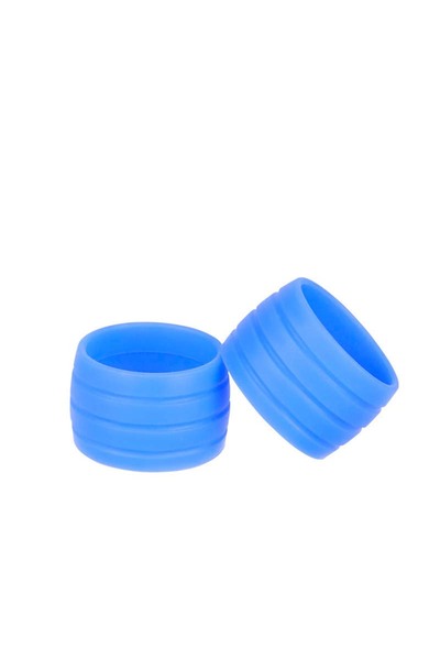Choice Blue 2pcs Road Bicycle Handlebar Strap Tape Fixing Silicone Ring Anti-...
