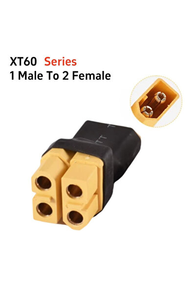 Choice7 XT60 Series 1M 2F XT60 T Plug Parallel/Series Adapter Connectors 2 Ma...