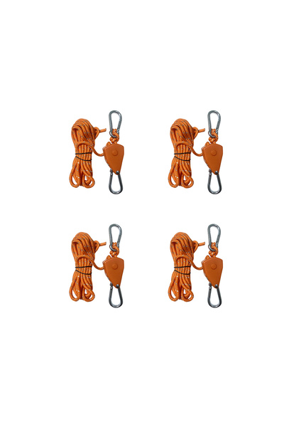 Choice 4Pcs Orange 2/4/8pcs Reflective Camping Tent Rope Tie Down Fastener Fi...