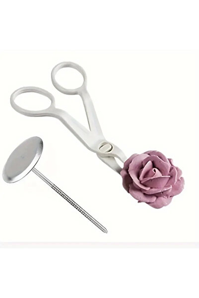 Choice 2PCS 2/7PCS Rose Piping Tool Kit Flower Decorating Nozzle Decorating N...