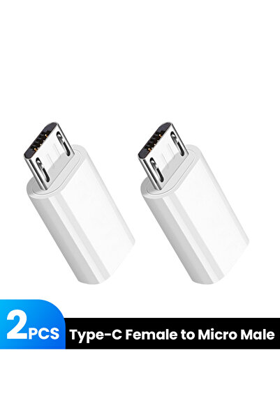 Choice7 Micro Male 2PCS 1/2/5/10 pcs Type C Female to Micro Male Adapter Andr...
