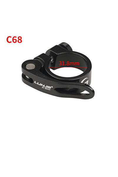 Choice C68-31.8mm Black Bicycle Seatpost Clamp 28.6/31.8/34.9mm Seat Tube Cla...