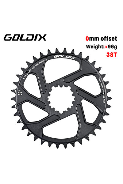 Choice 0 degree 38T GOLDIX MTB Bicycle Chainring Narrow Wide Mountain Bike Ch...