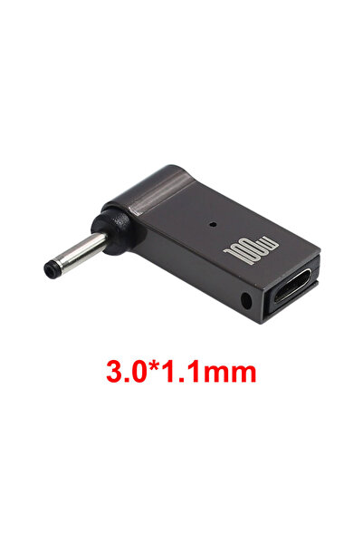 Choice15 3.0x1.1mm 100W USB Type-C to Dc Power Jack Connector USB C to Univer...