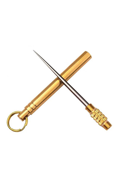 Choice GOLD Outdoor EDC Titanium Portable Multi-Purpose Toothpick Bottle Frui...