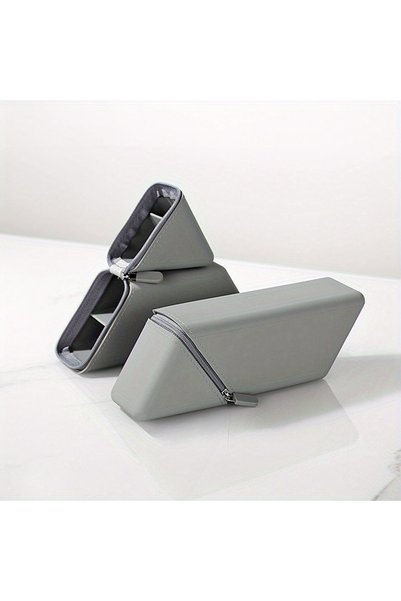 Choice grey Collapsible Silicone Pen Container-large Capacity Expandable Pen ...