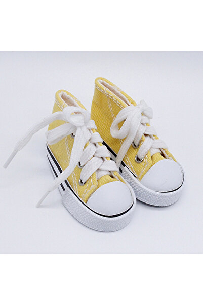 Choice YELLOW 7.5CM Doll Sneakers Assorted Colors Doll Fashion Canvas Shoes f...