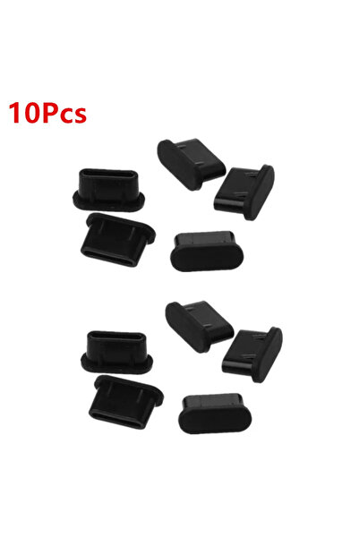 Choice4 black 10pcs 5/10/30PCS Silicone Type-C Dust Plugs Cellphone Anti-dust...
