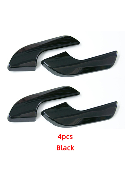 Choice1 black-4pcs Door Inner Handle Decoration Shell Protective Cover Car St...