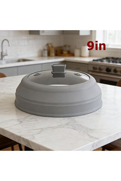 choice2 9in Cover Microwave Splatter Cover Glass Cover 10.5 Inches Foldable P...
