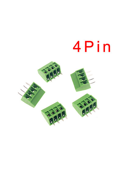 Choice17 10PCS 4Pin 5/10pcs KF128 2.54mm PCB Mini Screw Terminal Blocks Conne...