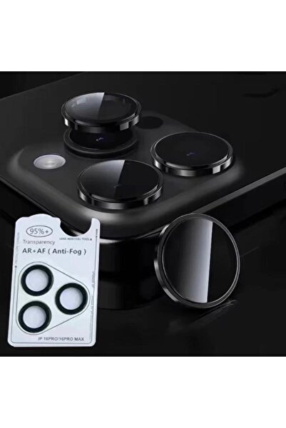 Choice 16pro pro max Black 1Pc AR+AF Camera Lens Ring Glass For IPhone 15 16 ...