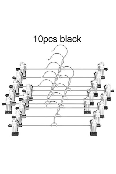 Choice1 10pcs 5~20pcs Metal Pants Racks Wind Proof Multi-purpose Skirt Racks ...