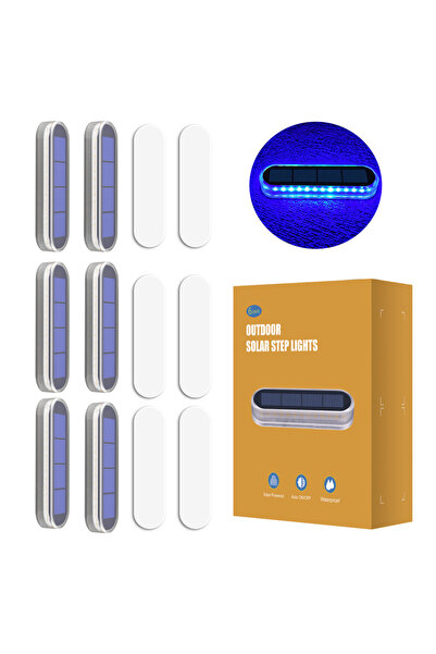 Choice3 EL-SD--03-B6 Solar Deck Lights IP68 Waterproof Outdoor Auto On/Off Li...