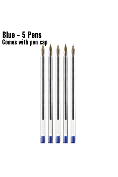 Choice Blue 5Pens 5/10/20Pcs Black Red Blue Ballpoint Pen 1.0mm Gel Pen Stude...