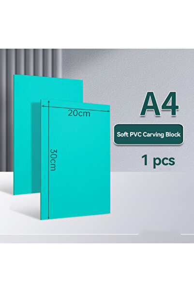 choice2 1Pc 3mm A4 Soft Linoleum Carving Block Printmaking Stamp Blocks Kit S...
