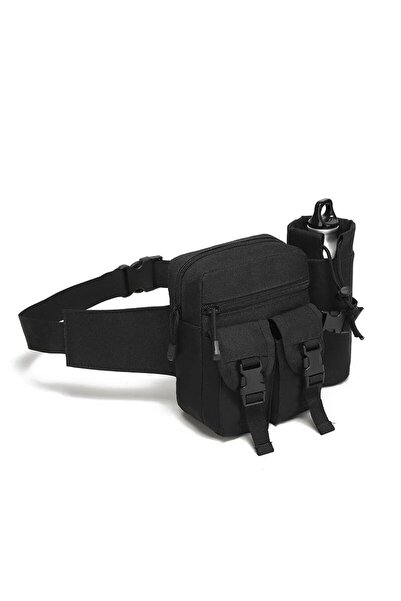 Choice Black Outdoor Tactical Waist Pack Nylon Hiking Phone Water Bottle Pouc...
