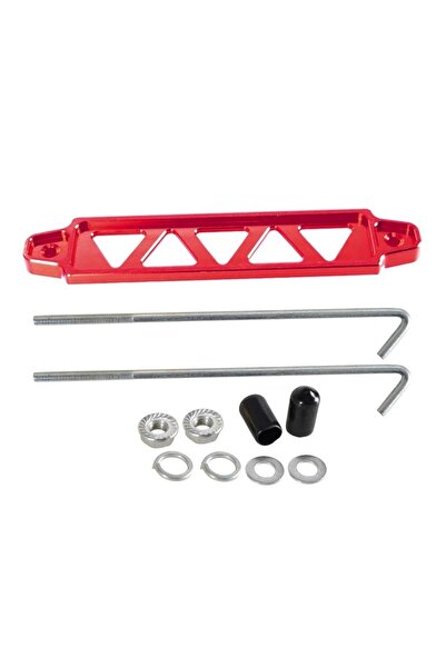 Choice Red Universal Battery Tie Down Bracket for Subaru Fasten Brace Aluminu...