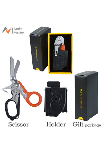 Choice4 Or bk set Trauma Shears Emergency Scissors/Holder Tool Stainless Stee...