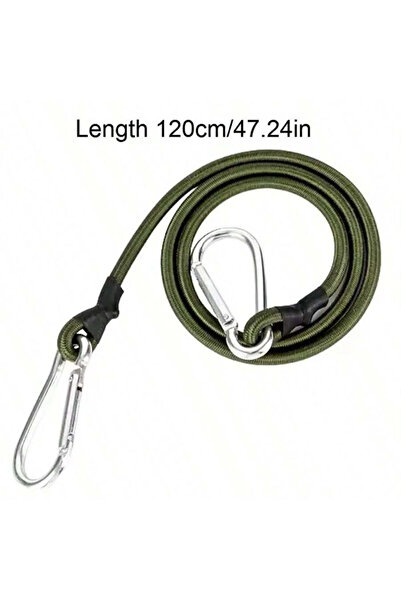 Choice Green 120cm 30-210cm Outdoor Elastic Tie Rope Tent Fixed Rope Bicycle ...