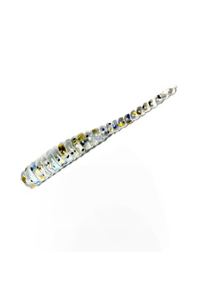Choice C Rooblinos 20pcs Single Needle Tail Worm Micro 44mm Fishing Lure Ajin...