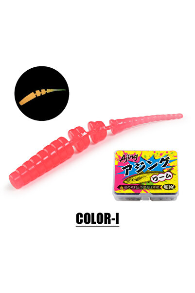 Choice Color-I Spinpoler 20pc Light Game Ajing Fishing Lure Jointed Soft Bait...