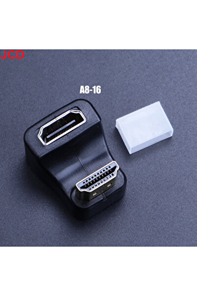 Choice17 A8-16 HDMI 2.1 HDMI-Compatible Adapter 90 270 Degree Right Angle Mal...