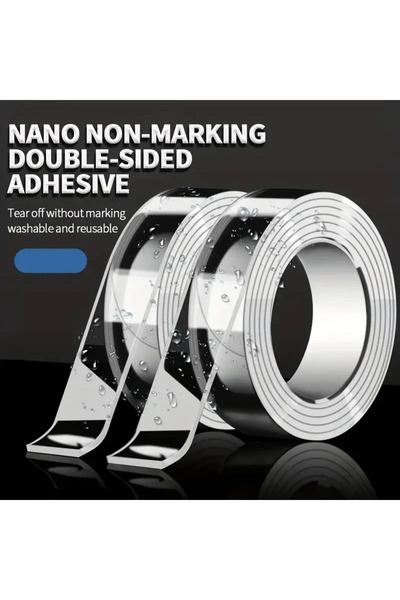 Choice10 2CM 2mm 3M 5-1M Nano Tape Super Strong 2mm 1mm Double Sided Tape Ext...
