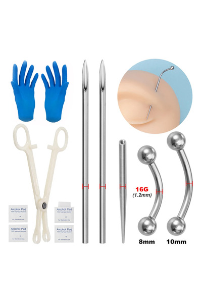 Choice Geometric body Plug & Tunnel Jewelry J Body Piercing Kit Surgical Stee...
