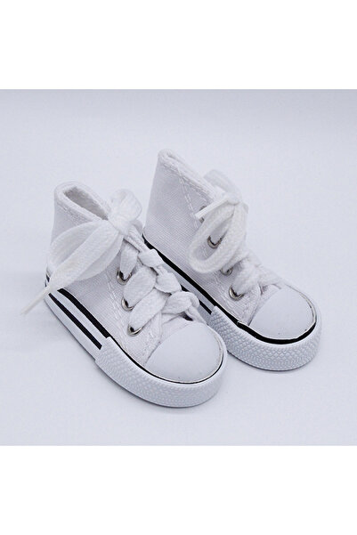Choice WHITE 7.5CM Doll Sneakers Assorted Colors Doll Fashion Canvas Shoes fo...