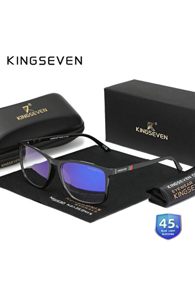 Choice1 F1 WHITE KINGSEVEN Fashion Blue Light Blocking Glasses Women/Men Eyeg...