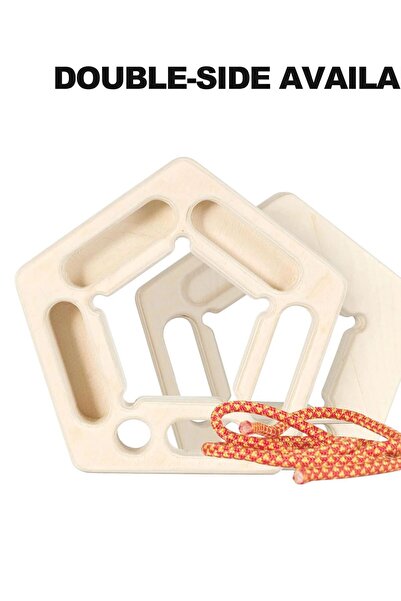 Choice lvory Finger Strengthen Climbing Board Pull-Ups Weight Hang Trainer Po...