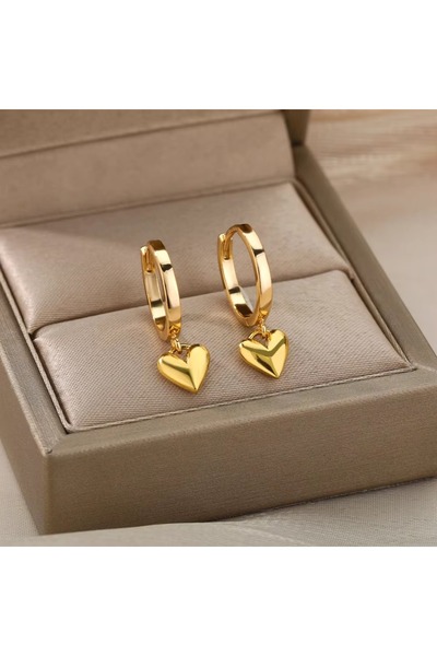Choice E1900G Crystal Fruit Cherry Drop Earrings For Women Stainless Steel Pi...