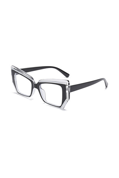 Choice Black Cat Eye Anti Blue Light Glasses Women Trendy Polygonal Vintage L...