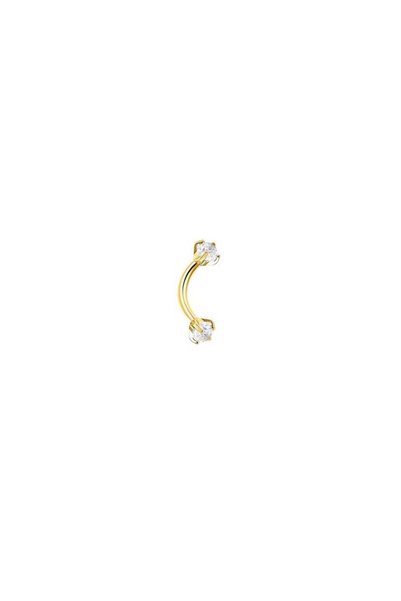 Choice14 1PCS C-Golden 8mm 1-9PCS Golden Eyebrow Stud Rings Piercing Jewelry ...