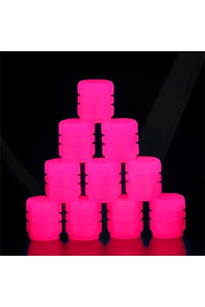 Choice1 Pink 4pcs 4pcs Luminous Valve Cap for Electric Vehicles, Motorcycles,...