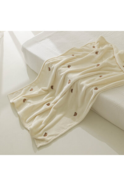 Choice 90X125CM Bear Fleece Baby Blanket Newborn Autumn Winter Swaddling Blan...