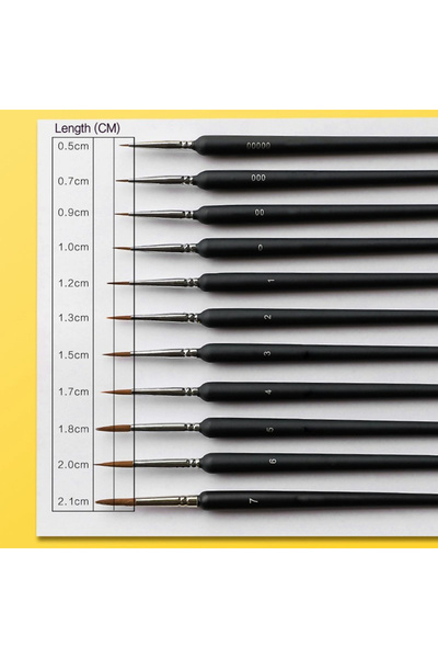 Choice Full set 11pcs 4/5/8/10/11Pcs Borrence Brush Watercolors Hook Line Pen...