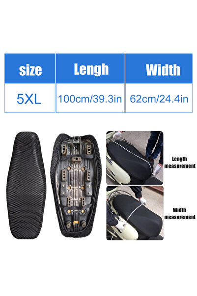 choice2 5XL AUTCOAT 1Pcs Breathable 3D Mesh Motorcycle Moped Motorbike Scoote...