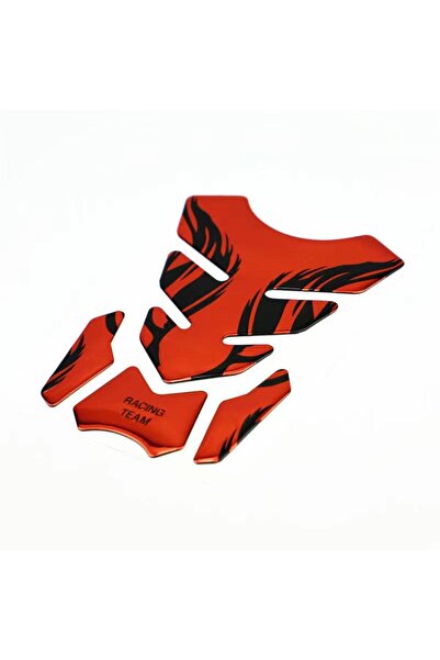 Choice1 Rubber Red Universal Fuel Tank Sticker for Motorcycle Tank Pad Fish B...