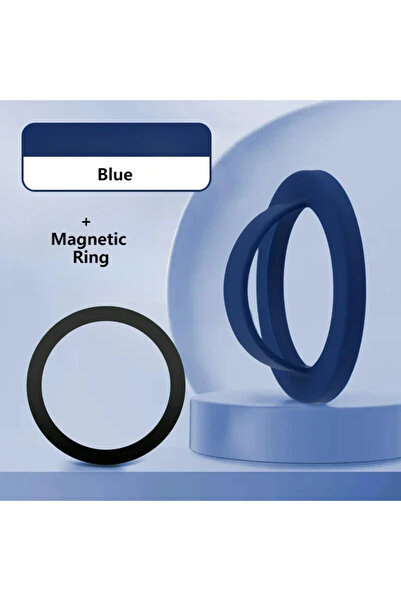 Choice VIKEFON Blue Magnetic Phone Ring Holder Grip Attachment Removable Magn...
