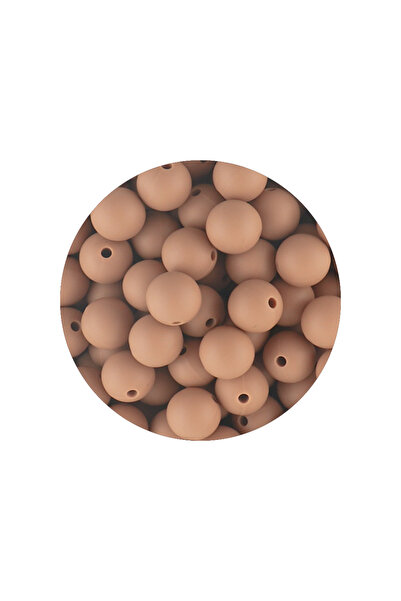 Choice59 50pcs 12mm Camel 50Pcs/Lot 12/15mm New Color Silicone Beads for Jewe...